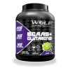 Aminoácidos Bcaas + Glutamina Wolf 1kg Sabores Pre Limón