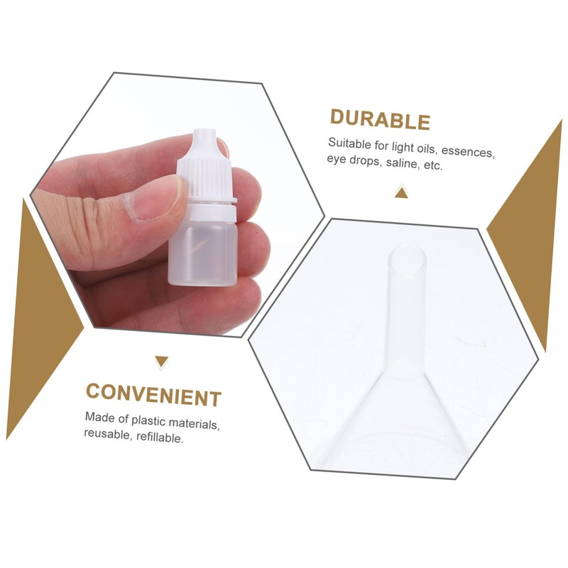 ULTECHNOVO 12pcs Squeezable Eye Dropper Bottles Reusable and Refillable Liquid