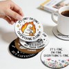 Sloth Coasters Set of 2, Office Desk Drink Coasters for