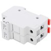Fuse Holder Base 2 Pole DIN Rail Mount Power Distribution