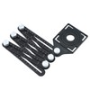 TOPWAY Multi-Function Angle Measuring Ruler, Aluminum Alloy Metal Angle Template