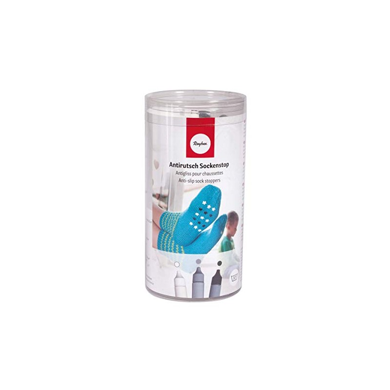 Rayher 38847000 Gommini Antiscivolo, Calzini, Set Fai da Te, Colori