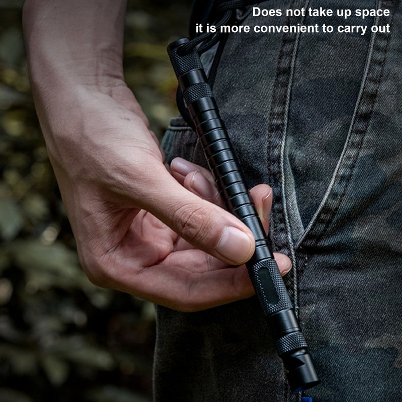 Multi Tool Pen Multifunctional Portable Tungsten Steel Head Aluminum Alloy