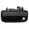 TRQ Metal Reinforced Front Left Exterior Door Handle Black Black,
