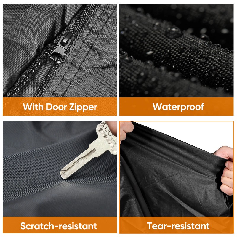 NEVERLAND Full Car Cover Waterproof All Weather UV Resistent Snow