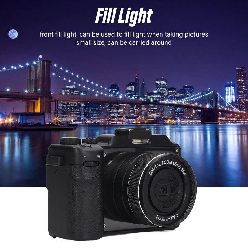 Full HD Digital Camera 3.0 Inch 4K 48M 18X Zoom