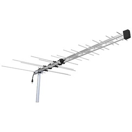 Outdoor UHF/VHF TV Antenna, 6-13dBi, 11-13dBi, CH 5-12, CH 21-69, 60 Mile