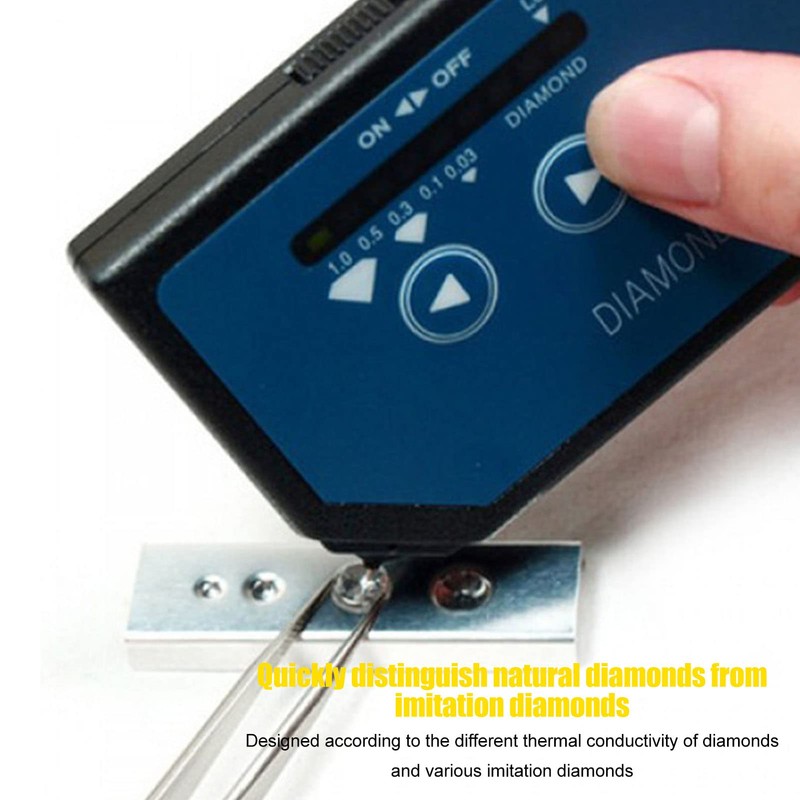 Professional Diamond Tester, Portable Handheld High Accuracy Diamond Selector Tool,