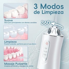Irrigador Bucal Portátil 8 Boquillas IPX7