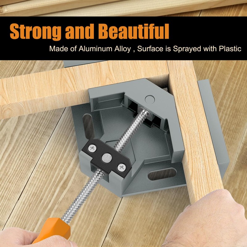 Pack of 2 Angle Tensioners 90 Degrees, Aluminium Alloy Corner