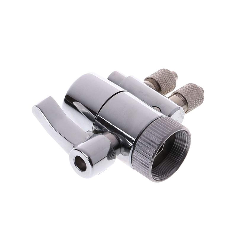 Realgoal Two Way 1/4" Brass Diverter Valve Chrome for Water