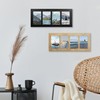 Hongkee 4x6 Oak Wood Picture Frame Collage, Real Glass and