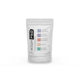 HIGHPRO Colágeno Hidrolizado 100 Natural en Polvo 300 Gramos sin Carbohidratos sin Azúcar sin Grasas sin Gluten                                       