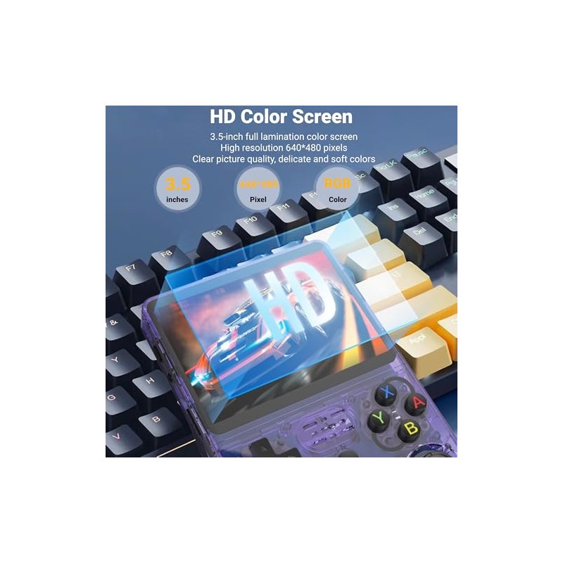 Bewinner R36s 3.5 Inch Retro Gaming Console, 15000+ Games Retro