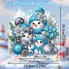 PWCTNT Diamond Painting Christmas, Table Decoration, Christmas, DIY Snowman Craft