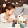 JINTANG 8 Pieces Stacking Cups for Rabbits, Toy Stacking Cups,