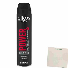 Elkos Power Mega Strong Hair Varnish 300 ml + usy Block
