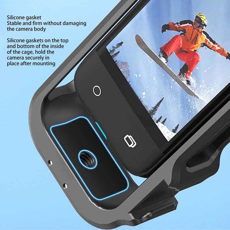 Aluminum Frame Cage for X4 Professional Protective Case with Silicone
