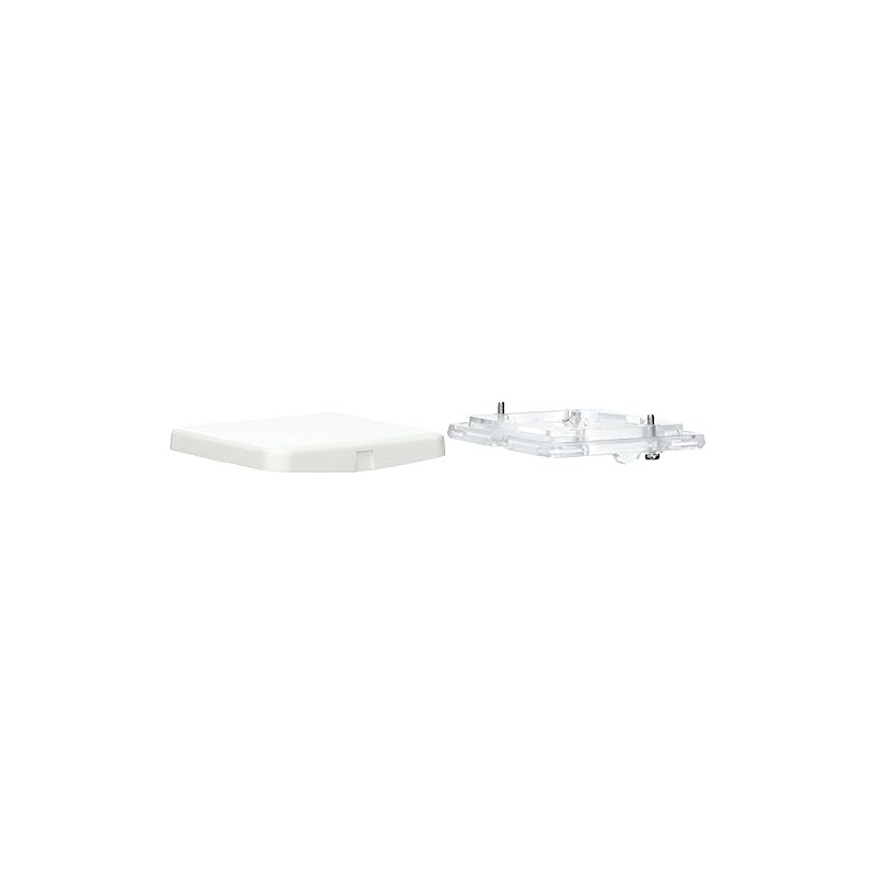 Berker 155009 Rocker Flush-mounted splash-protected IP44 polar white, glossy