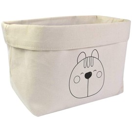 Large 'Cat Face' Canvas Organiser/Storage Bag (OR00028804)