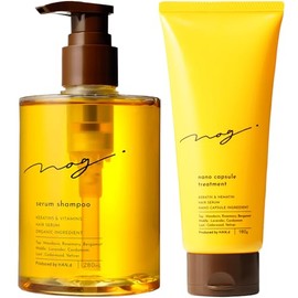HAN.d nag. Nag Dot Serum Shampoo (All-in-One Shampoo/280ml) Nano Penetrating Essence Shampoo with Beauty Ingredients (100 Trillion Keratin / 5 Types of Vitamins) Scalp Care, Gray Hair, Natural Wood