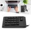 USB Wired Numeric Keypad 19 Keys Number Pad Waterproof RGB