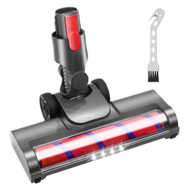 Coodss Vacuum Attachments Cleaner Head for V15 V8 V7 V10 V11, Hardwood Floor SV10 SV12 SV14 Animal Attachment with Flexible Big Rollers, Soft Roller Brush Head Replacement with LED Light