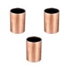 sourcing map Pack of 3 Sleeves (Smooth) Bearings, Wrapped Oilless