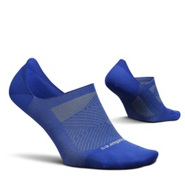 Feetures Elite Invisible - Running Socks for Men and Women - Athletic Compression Socks - Moisture Wicking, Boost Blue, Medium, Boost Blue, M-L