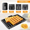 Waffle Insert Hot Air Fryer Accessories, Pack of 2 Waffle