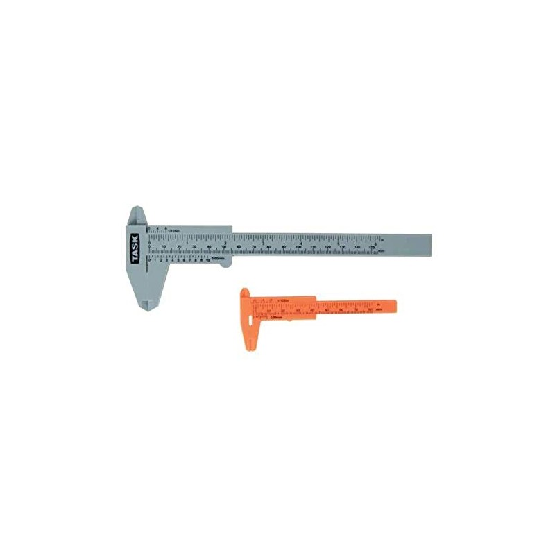 Task 972536 2pce Plastic Caliper Set 2 Piece, Blue and
