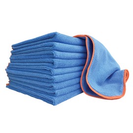 Silver-Infused Microfiber Cloths. Go Beyond Ordinary Cleaning. 10 Washable/Reusable 12"x12" Cloths.