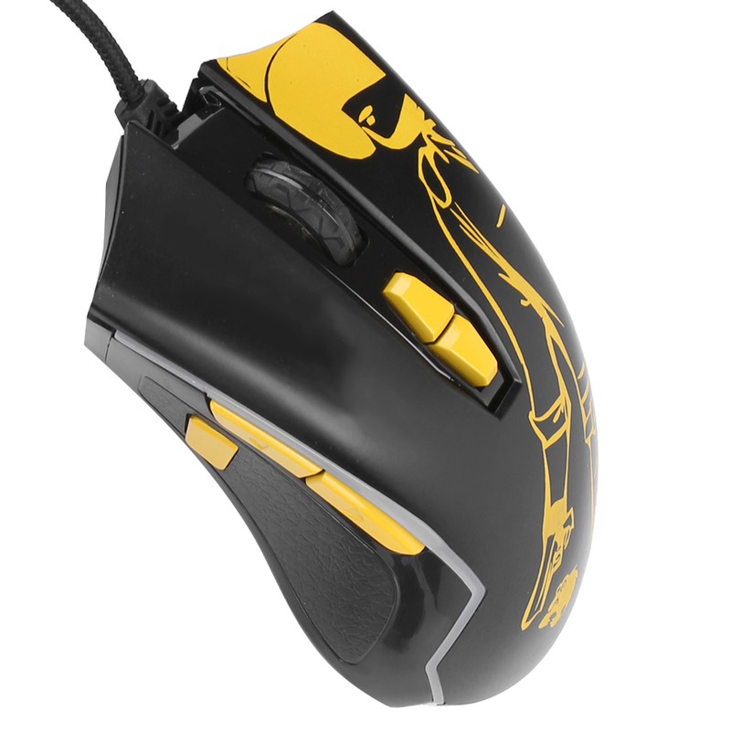 Gaming Mouse M762 RGB USB Wired 6 Adjustable DPI Ergonomic