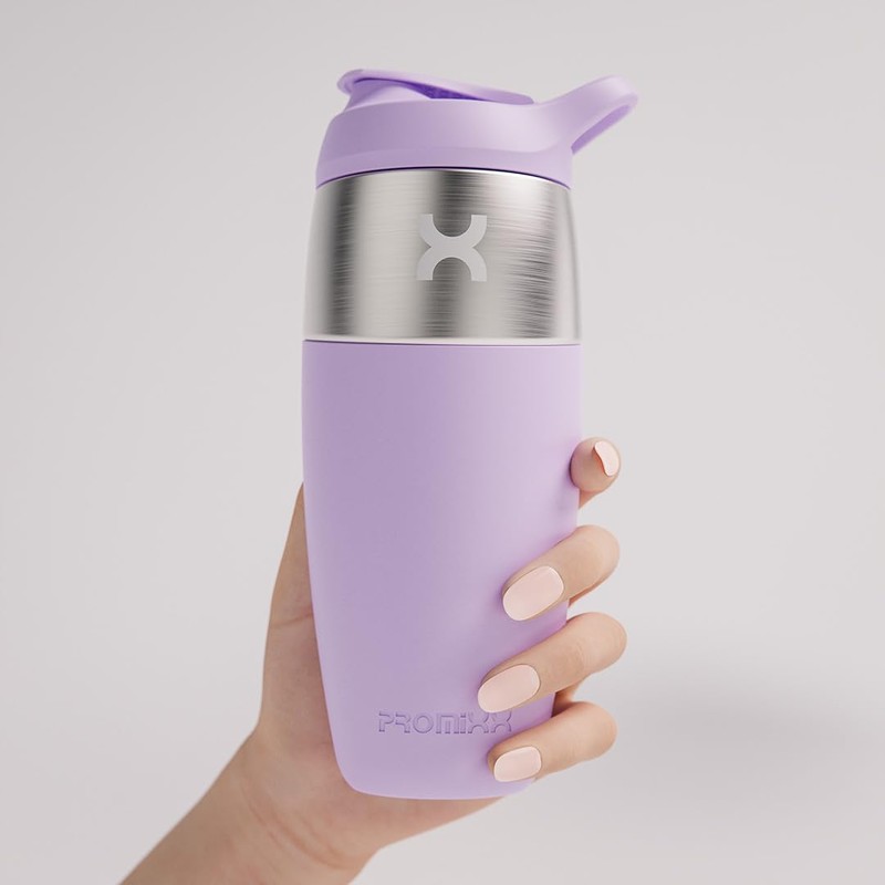 Promixx Pursuit Shaker Bottle 950ml Single Wall Stainless Steel Protein