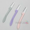 3-Pack Straight Eyebrow Razor Trimmer Set Eyebrow Trimming Razor 6ea
