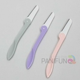 3-Pack Straight Eyebrow Razor Trimmer Set Eyebrow Trimming Razor 6ea