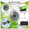 Yzert Solar Fountain with 2000mAh Battery & Innovative Indicator Works