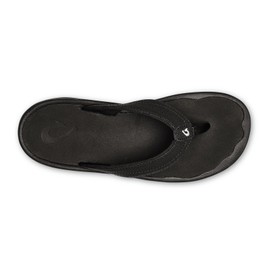 OLUKAI Women's Ohana Black/Black Sandal 8 M US