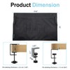 ERGO COLLECT No Drill Under Desk Cable Management and Privacy