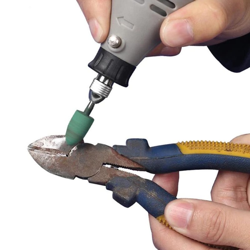 Rubber Polishing Bits 2.35mm Shank Cylinder Shape Mounted Grinding Bits