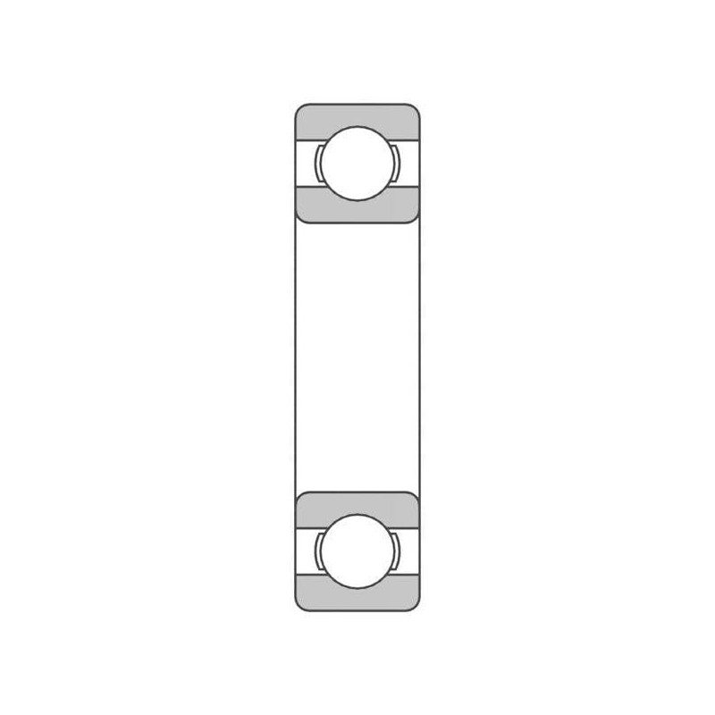 Ball Bearing 62306-2RS 30 x 72 x 27 mm Top