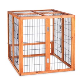 Prevue Hendryx 460PEN Pet Products Rabbit Playpen, Small, Natural