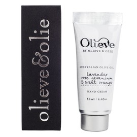 Olieve & Olie Hand Cream 80ml - Lavender, Rose Geranium & Sweet Orange