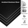 PATIKIL 6x6x1/25inch Anodized Aluminum Sheet, 6Pcs Metal Square Aluminum Plate