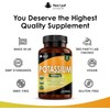 Potassium Supplements High Strength - 180 Vegan Potassium Tablets Mineral