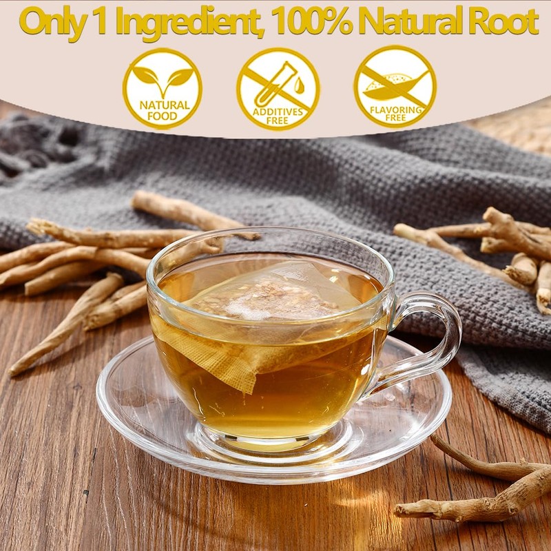Premium 40 Ashwagandha Tea Bags, Made with 100% Wild Ashwagandha