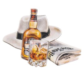 Ideen mit Herz Sticker sheet 3D relief stickers, high-quality embossed with 3D effect, DIN A4 sheet with various motifs (vintage 01)