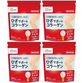 Kyusai Knee Support Collagen, 5.3 oz (150 g), Bulk 4 Bags, Powder Type, Includes Exclusive Spoon, Food with Functional Claims