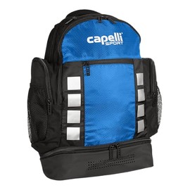 Capelli Sport 4-Cube Backpack, Black/Royal Blue, One Size