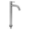 Single Cold Water Kitchen Faucet Stainless Steel Single Hole Bathroom